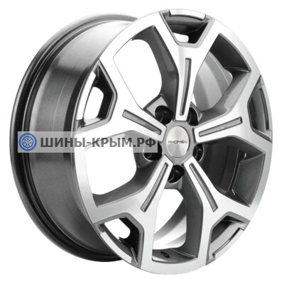 Khomen Wheels KHW1710 (Haval F7/F7x) 6.5x17/5x114.3 ET40 D64.1 Gray-FP