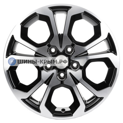 Khomen Wheels KHW1711 (Arkana/Kaptur) 6.5x17/5x114.3 ET50 D66.1 Black-FP Khomen Wheels KHW1711 (Arkana/Kaptur) 6.5x17/5x114.3 ET50 D66.1 Black-FP