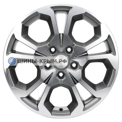 Khomen Wheels KHW1711 (Arkana/Kaptur) 6.5x17/5x114.3 ET50 D66.1 Gray-FP