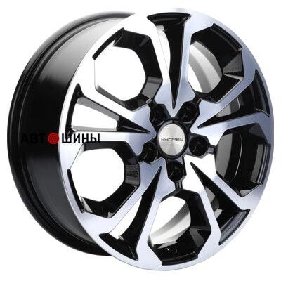Khomen Wheels KHW1711 (Chery/Exeed) 6.5x17/5x108 ET33 D60.1 Black-FP