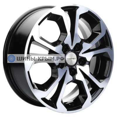 Khomen Wheels KHW1711 (Coolray) 6.5x17/5x114.3 ET45 D54.1 Black-FP