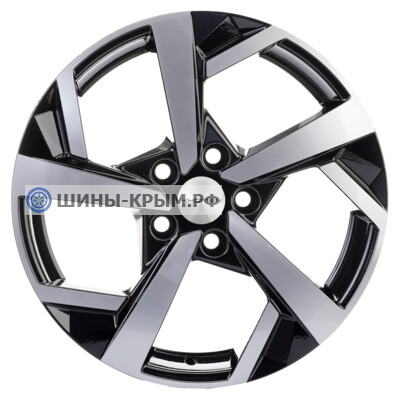 Khomen Wheels KHW1712 (Teana/X-Trail) 7x17/5x114.3 ET45 D66.1 Black-FP