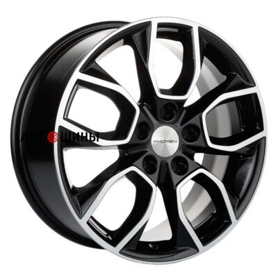 Khomen Wheels KHW1713 (Changan CS35 Plus) 7x17/5x110 ET46 D63.3 Black-FP Khomen Wheels KHW1713 (Changan CS35 Plus) 7x17/5x110 ET46 D63.3 Black-FP