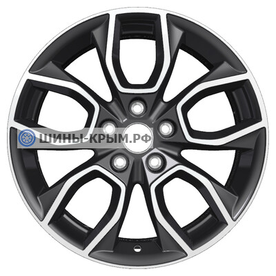 Khomen Wheels KHW1713 (CX-5/i40/X-Trail) 7x17/5x114.3 ET45 D67.1 Black-FP