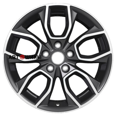 Khomen Wheels KHW1713 (Forester) 7x17/5x114.3 ET48 D56.1 Black-FP
