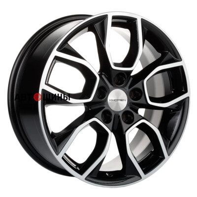 Khomen Wheels KHW1713 (Geely Atlas Pro) 7x17/5x114.3 ET45 D60.1 Black