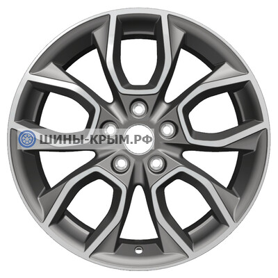 Khomen Wheels KHW1713 (Karoq) 7x17/5x112 ET45 D57.1 Gray-FP