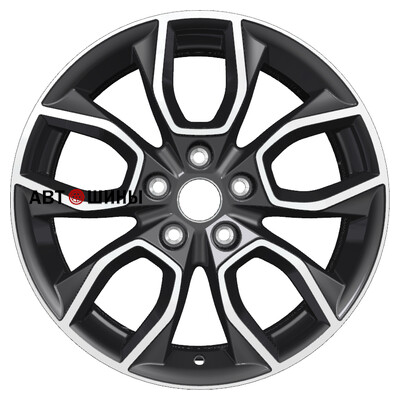 Khomen Wheels KHW1713 (Qashqai) 7x17/5x114.3 ET40 D66.1 Black-FP