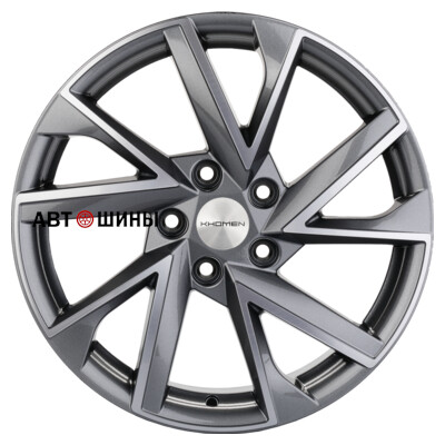 Khomen Wheels KHW1714 (Changan/Geely/Lexus/Toyota) 7x17/5x114.3 ET45 D60.1 Gray-FP