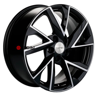 Khomen Wheels KHW1714 (Jac/Москвич 3) 7x17/5x108 ET40 D54.1 Black-FP