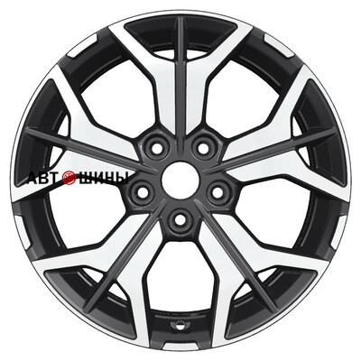 Khomen Wheels KHW1715 (CX-5/i40) 7x17/5x114.3 ET45 D67.1 Black-FP