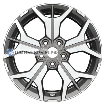 Khomen Wheels KHW1715 (Jetta) 7x17/5x112 ET54 D57.1 Gray-FP Khomen Wheels KHW1715 (Jetta) 7x17/5x112 ET54 D57.1 Gray-FP