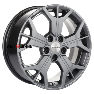 Khomen Wheels KHW1715 (Teana/X-trail) 7x17/5x114.3 ET45 D66.1 Black-FP