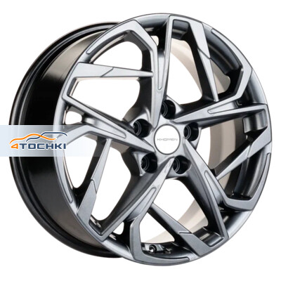 Khomen Wheels KHW1716 (Audi A4) 7x17/5x112 ET49 D66.6 Gray Khomen Wheels KHW1716 (Audi A4) 7x17/5x112 ET49 D66.6 Gray