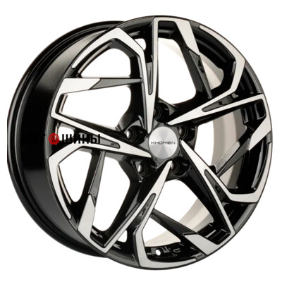 Khomen Wheels KHW1716 (Changan CS35/CS35 Pro) 7x17/5x110 ET46 D63.3 Black-FP