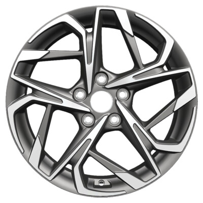 Khomen Wheels KHW1716 (Changan CS35 Plus) 7x17/5x110 ET46 D63.3 Gray-FP
