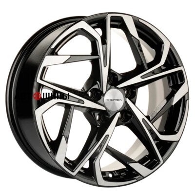 Khomen Wheels KHW1716 (DFM580) 7x17/5x110 ET45 D67.1 Black