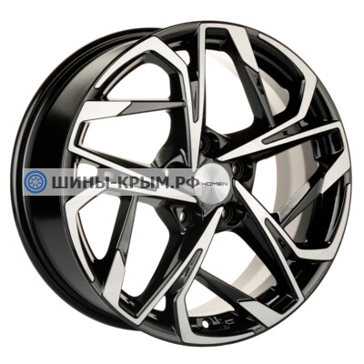 Khomen Wheels KHW1716 (Sonata) 7x17/5x114.3 ET48 D67.1 Black-FP