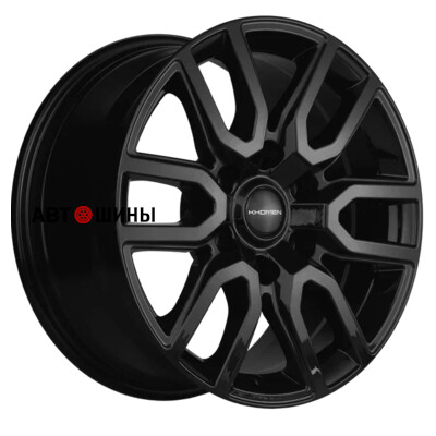 Khomen Wheels KHW1723 (Fortuner/Hilux) 8x17/6x139.7 ET30 D106.1 Black-FP Khomen Wheels KHW1723 (Fortuner/Hilux) 8x17/6x139.7 ET30 D106.1 Black-FP