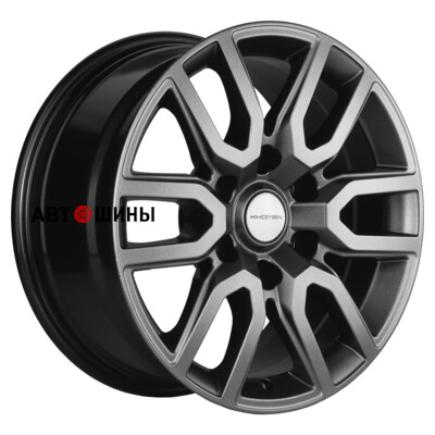 Khomen Wheels KHW1723 (Hyundai H-1/Staria) 8x17/6x139.7 ET50 D92.5 Black-FP