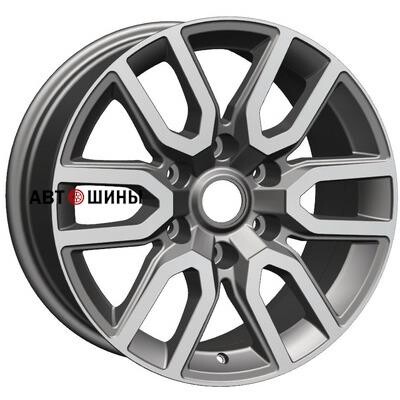 Khomen Wheels KHW1723 (JAC T6 Pickup) 8x17/6x139.7 ET30 D106.1 Gray-FP