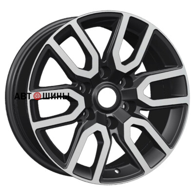 Khomen Wheels KHW1723 (Pajero) 8x17/6x139.7 ET46 D67.1 Gray-FP Khomen Wheels KHW1723 (Pajero) 8x17/6x139.7 ET46 D67.1 Gray-FP