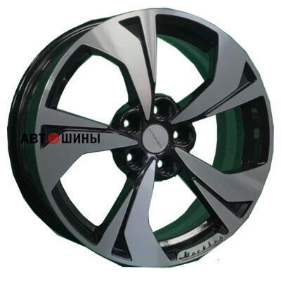 Khomen Wheels KHW1724 (Jac/Москвич 3) 7x17/5x108 ET40 D54.1 Black-FP