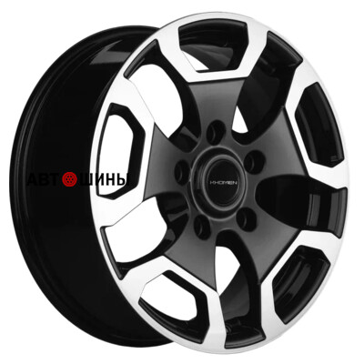 Khomen Wheels KHW1725 (Niva 4x4) 6.5x17/5x139.7 ET35 D98.5 Black Khomen Wheels KHW1725 (Niva 4x4) 6.5x17/5x139.7 ET35 D98.5 Black