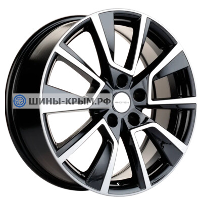 Khomen Wheels KHW1802 (Coolray) 7x18/5x114.3 ET50 D54.1 Black-FP