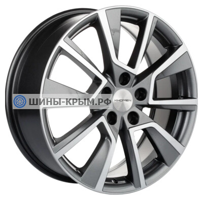 Khomen Wheels KHW1802 (Coolray) 7x18/5x114.3 ET50 D54.1 Gray-FP