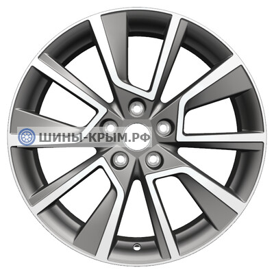 Khomen Wheels KHW1802 (Karoq) 7x18/5x112 ET45 D57.1 Gray-FP