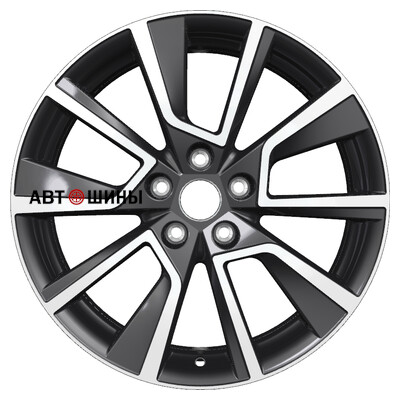 Khomen Wheels KHW1802 (Koleos) 7x18/5x114.3 ET35 D66.1 Black-FP