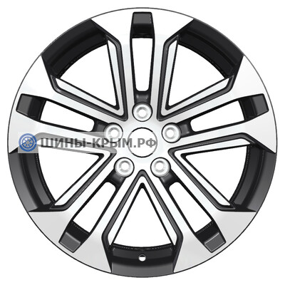 Khomen Wheels KHW1803 (Outlander) 7x18/5x114.3 ET38 D67.1 Black-FP