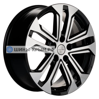 Khomen Wheels KHW1803 (Tugella) 7x18/5x108 ET46 D63.4 Black-FP