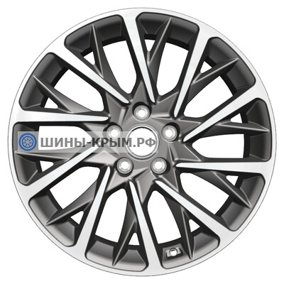 Khomen Wheels KHW1804 (Audi A4/A6) 7.5x18/5x112 ET39 D66.6 Gray-FP