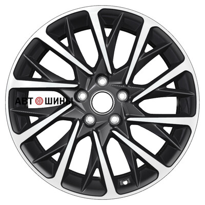 Khomen Wheels KHW1804 (Karoq) 7.5x18/5x112 ET45 D57.1 Black-FP