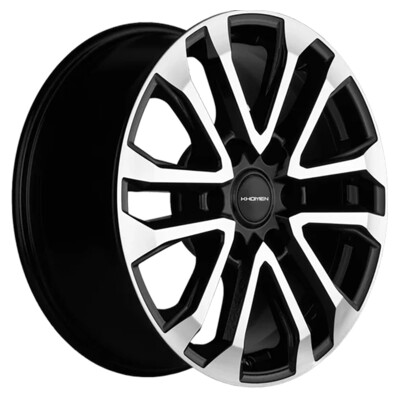 Khomen Wheels KHW1805 (Great Wall POER (new)) 7.5x18/6x139.7 ET42 D100.1 Black-FP