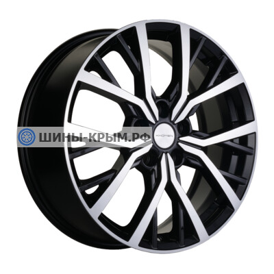 Khomen Wheels KHW1806 (Karoq) 7x18/5x112 ET45 D57.1 Black-FP
