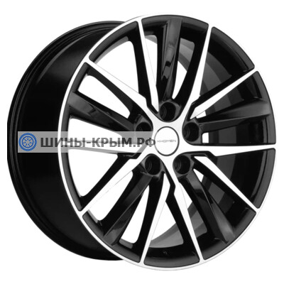 Khomen Wheels KHW1807 (Tugella/Jaguar XF/F-Pace) 8x18/5x108 ET46 D63.4 Black-FP Khomen Wheels KHW1807 (Tugella/Jaguar XF/F-Pace) 8x18/5x108 ET46 D63.4 Black-FP