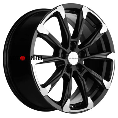 Khomen Wheels KHW1808 (Jac/Москвич 3) 7.5x18/5x108 ET40 D54.1 Black-FP