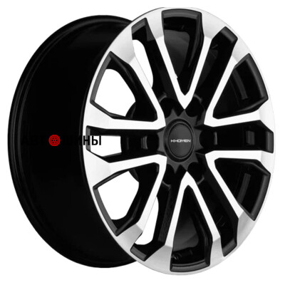 Khomen Wheels KHW1808 (Kodiaq/Tiguan) 7.5x18/5x112 ET43 D57.1 Black-FP Khomen Wheels KHW1808 (Kodiaq/Tiguan) 7.5x18/5x112 ET43 D57.1 Black-FP