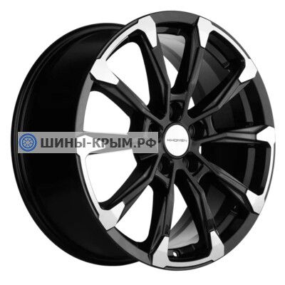 Khomen Wheels KHW1808 (Tugella/Jaguar XF/F-Pace) 7.5x18/5x108 ET46 D63.4 Black-FP Khomen Wheels KHW1808 (Tugella/Jaguar XF/F-Pace) 7.5x18/5x108 ET46 D63.4 Black-FP