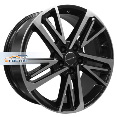 Khomen Wheels KHW1815 (Camry NEW) 8x18/5x114.3 ET50 D60.1 Black-FP