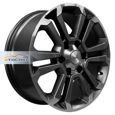 Khomen Wheels KHW1817 (Great Wall POER) 7.5x18/6x139.7 ET42 D100.1 Gray-FP