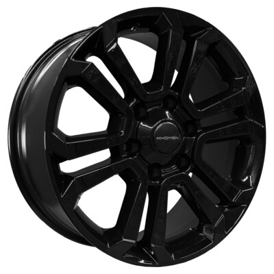 Khomen Wheels KHW1817 (LC Prado) 7.5x18/6x139.7 ET25 D106.1 Black-FP
