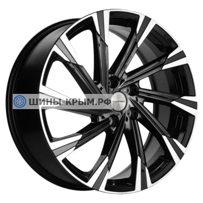 Khomen Wheels KHW1901 (Tugella) 7.5x19/5x108 ET46 D63.4 Black-FP Khomen Wheels KHW1901 (Tugella) 7.5x19/5x108 ET46 D63.4 Black-FP