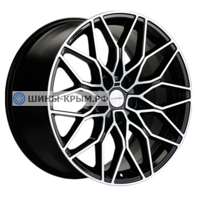 Khomen Wheels KHW1902 (Audi/VW) 8.5x19/5x112 ET30 D66.6 Black-FP