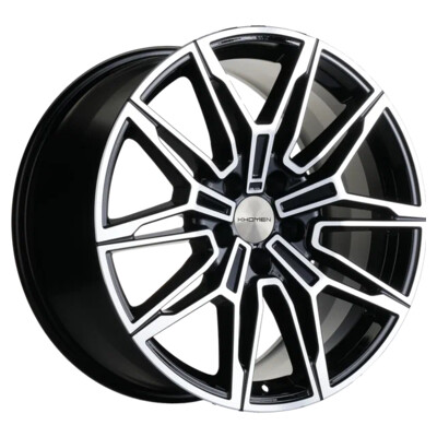 Khomen Wheels KHW1904 (Karoq/Octavia) 8.5x19/5x112 ET40 D57.1 Black-FP