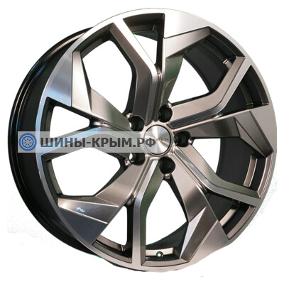 Khomen Wheels KHW2006 (Audi/VW) 8.5x20/5x112 ET33 D66.6 Dark Chrome