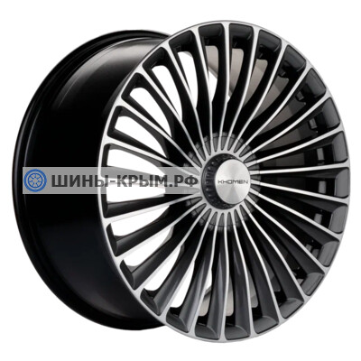 Khomen Wheels KHW2008 (Mercedes Front) 8.5x20/5x112 ET43 D66.6 Black-FP